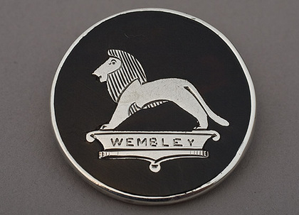 Antique Silver Wembley Badge - The Home of Legends